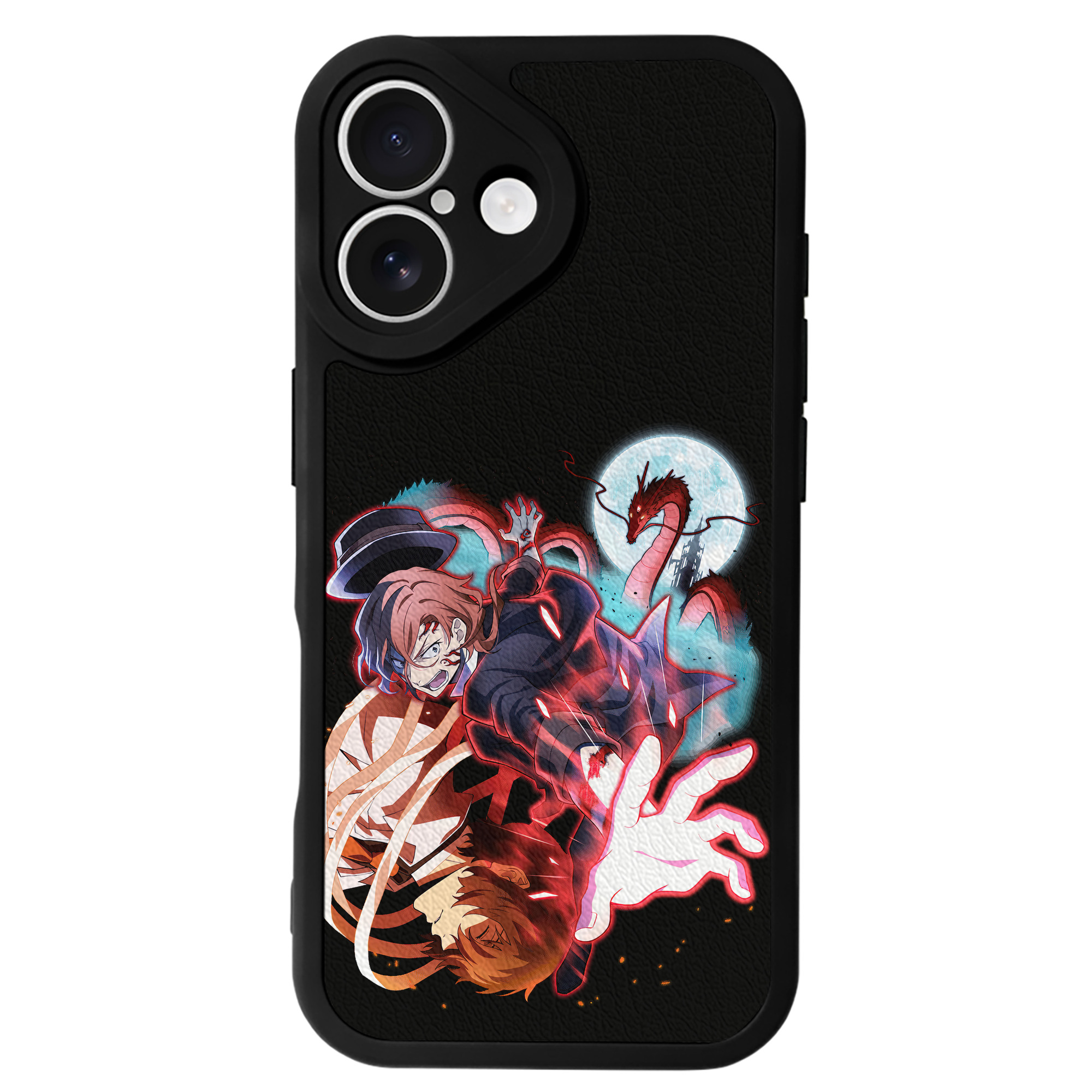 （画像用） 文豪ストレイドッグス Bungo Stray Dogs 【iPhone 16シリーズ対応】シリコンスマホケース（レザー調） 材質：シリコン